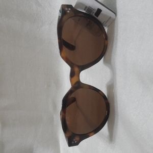 CALIBLUE WomenTortoise Pattern Brown Sunglasses UVA UVB Lens Protection